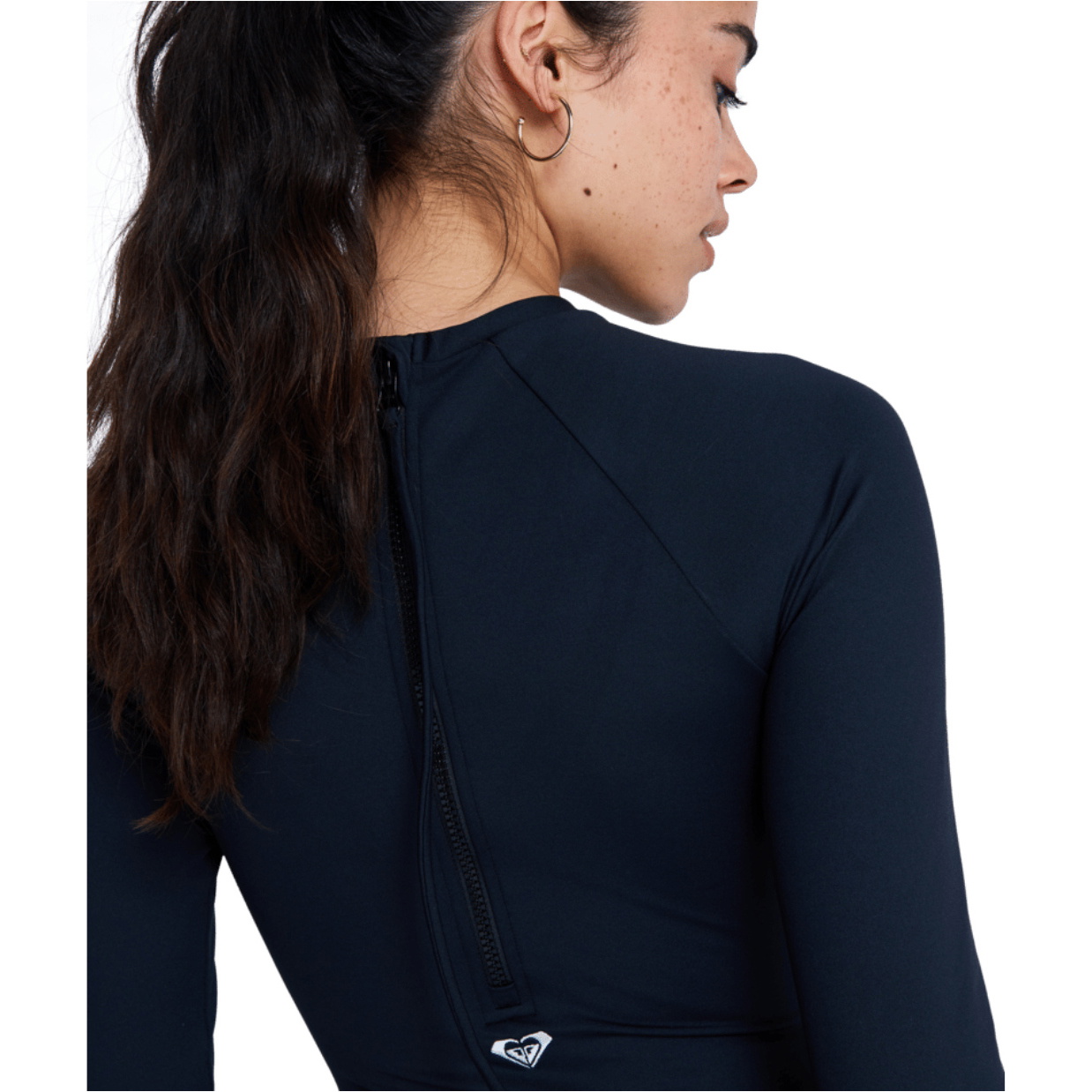 2026 Roxy Womens Beach Essential Long Sleeve Surf Suit ERJWR03935 - Anthracite